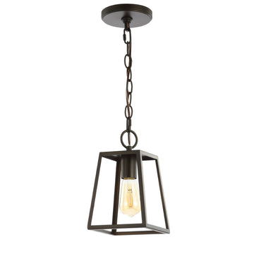 Ira 6.25" Adjustable Drop Metal LED Pendant - JONATHAN Y